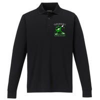 Shenanigans Coordinator Irish Shamrock Funny St Patricks Day Performance Long Sleeve Polo