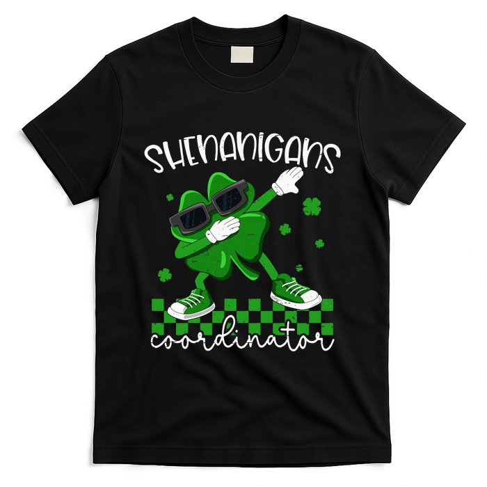 Shenanigans Coordinator Irish Shamrock Funny St Patricks Day T-Shirt