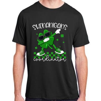 Shenanigans Coordinator Irish Shamrock Funny St Patricks Day Adult ChromaSoft Performance T-Shirt