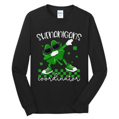 Shenanigans Coordinator Irish Shamrock Funny St Patricks Day Tall Long Sleeve T-Shirt