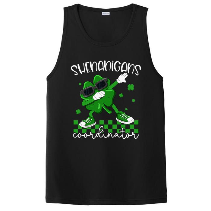 Shenanigans Coordinator Irish Shamrock Funny St Patricks Day PosiCharge Competitor Tank