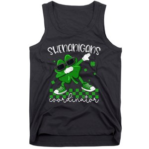 Shenanigans Coordinator Irish Shamrock Funny St Patricks Day Tank Top