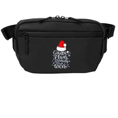 Santa Claus Is Coming To Town This Christmas Crossbody Pack