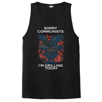 Sorry Communists Im Grilling Today Funny 4th Of July PosiCharge Competitor Tank