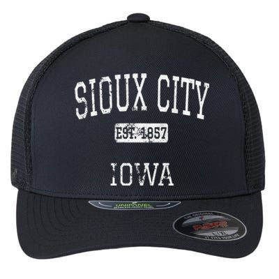 Sioux City Iowa IA Vintage Flexfit Unipanel Trucker Cap