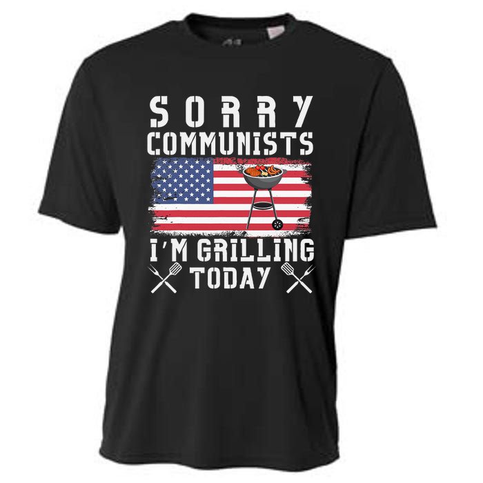 Sorry Communists IM Grilling Today Cooling Performance Crew T-Shirt