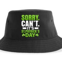 Sorry Cant Its St Patricks Day Sustainable Bucket Hat