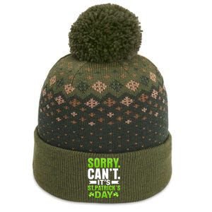 Sorry Cant Its St Patricks Day The Baniff Cuffed Pom Beanie