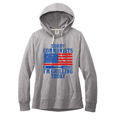 Sorry Communists IM Grilling Today Women's Fleece Hoodie