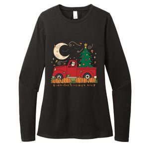 Santa Claus Is Coming To Town Christmas Meaningful Gift Womens CVC Long Sleeve Shirt