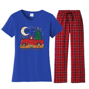 Santa Claus Is Coming To Town Christmas Meaningful Gift Women's Flannel Pajama Set