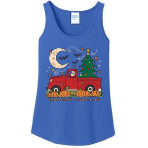 Santa Claus Is Coming To Town Christmas Meaningful Gift Ladies Essential Tank