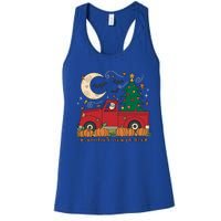 Santa Claus Is Coming To Town Christmas Meaningful Gift Women's Racerback Tank