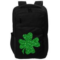 Sparkle Clover Irish For St Patricks & Pattys Day Impact Tech Backpack