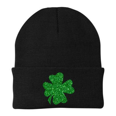 Sparkle Clover Irish For St Patricks & Pattys Day Beanie