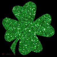 Sparkle Clover Irish For St Patricks & Pattys Day Poster