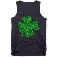 Sparkle Clover Irish For St Patricks & Pattys Day Tank Top