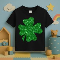 Sparkle Clover Irish For St Patricks & Pattys Day Toddler T-Shirt