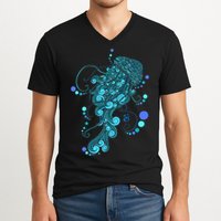 String Cheese Incident Jelly Fish V-Neck T-Shirt