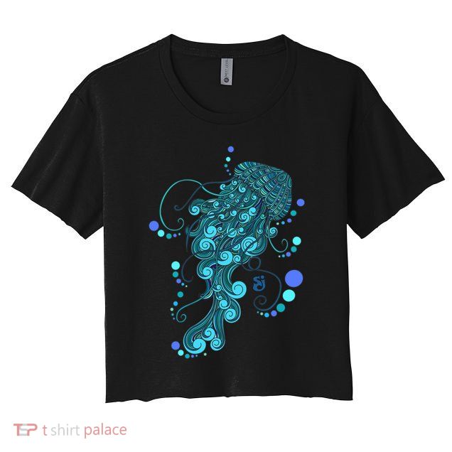 String Cheese Incident Jelly Fish Crop Top