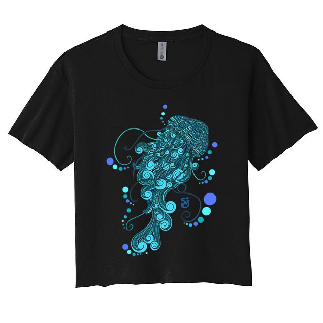 String Cheese Incident Jelly Fish Crop Top