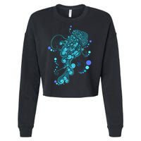 String Cheese Incident Jelly Fish Cropped Pullover Crew
