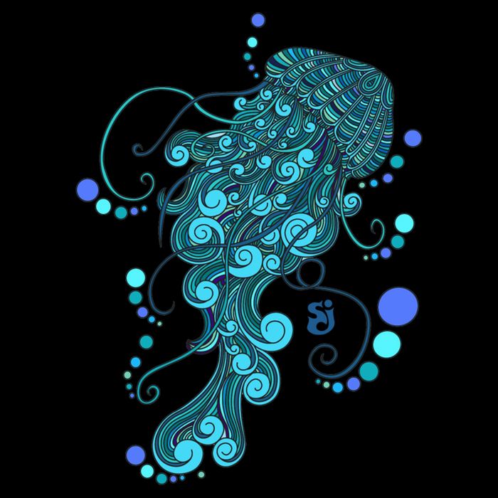 String Cheese Incident Jelly Fish Zip Tote Bag