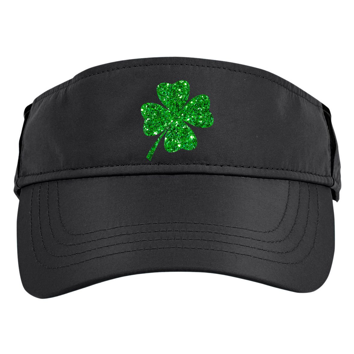 Sparkle Clover Irish Shirt For St Patricks &Amp; Pattys Day Adult Drive Performance Visor