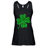 Sparkle Clover Irish Shirt For St Patricks &Amp; Pattys Day Ladies Essential Flowy Tank