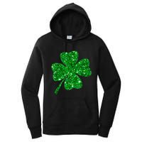 Sparkle Clover Irish Shirt For St Patricks &Amp; Pattys Day Women's Pullover Hoodie