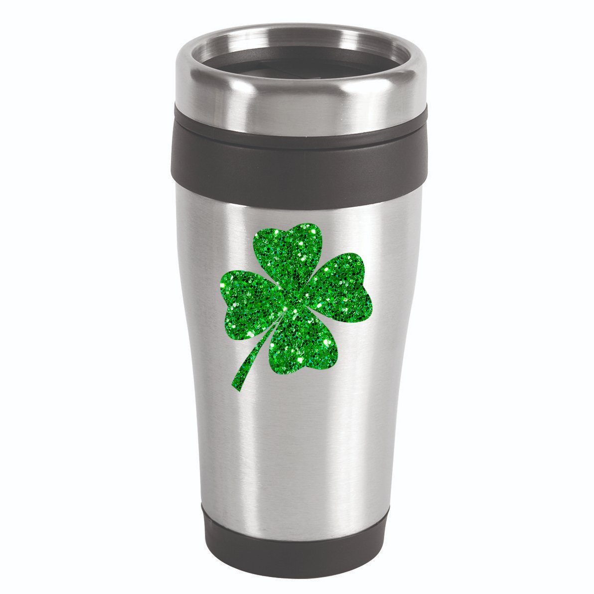 Sparkle Clover Irish Shirt For St Patricks &Amp; Pattys Day 16oz Travel Tumbler