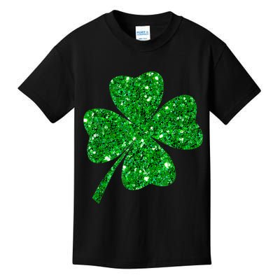 Sparkle Clover Irish Shirt For St Patricks &Amp; Pattys Day Kids T-Shirt