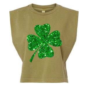 Sparkle Clover Irish Shirt For St Patricks &Amp; Pattys Day Garment-Dyed Women's Muscle Tee