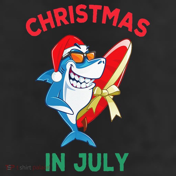 Shark Christmas In July Summer Vacation Beach Cool Comfort Performance Bucket Hat