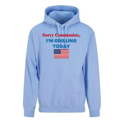 Sorry Communists IM Grilling Today Unisex Surf Hoodie