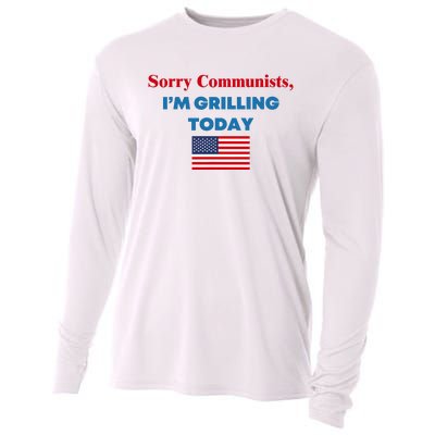 Sorry Communists IM Grilling Today Cooling Performance Long Sleeve Crew