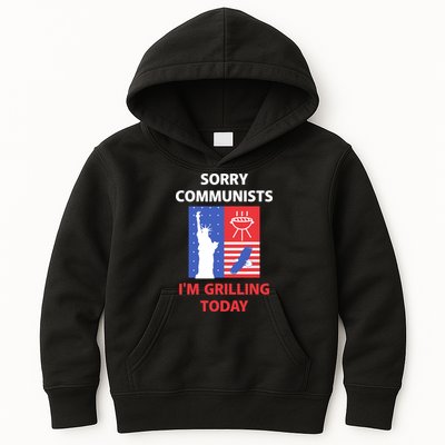 Sorry Communists IM Grilling Today Kids Hoodie