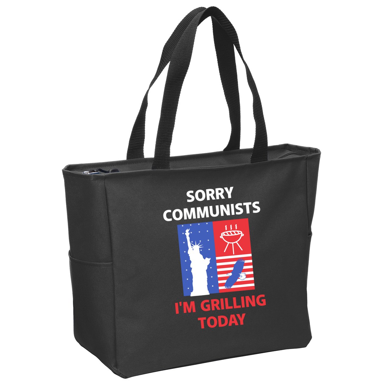 Sorry Communists IM Grilling Today Zip Tote Bag