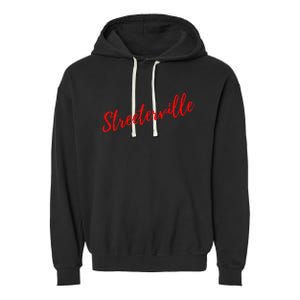 Streeterville Chicago Il Fans Garment-Dyed Fleece Hoodie