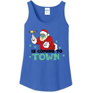 Santa Claus Is Coming To Town Gift Ladies Essential Tank