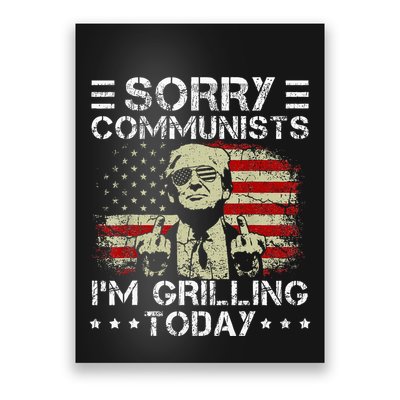 Sorry Communists IM Grilling Today Poster