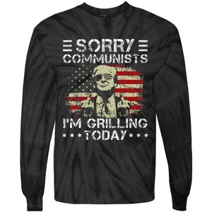 Sorry Communists IM Grilling Today Tie-Dye Long Sleeve Shirt