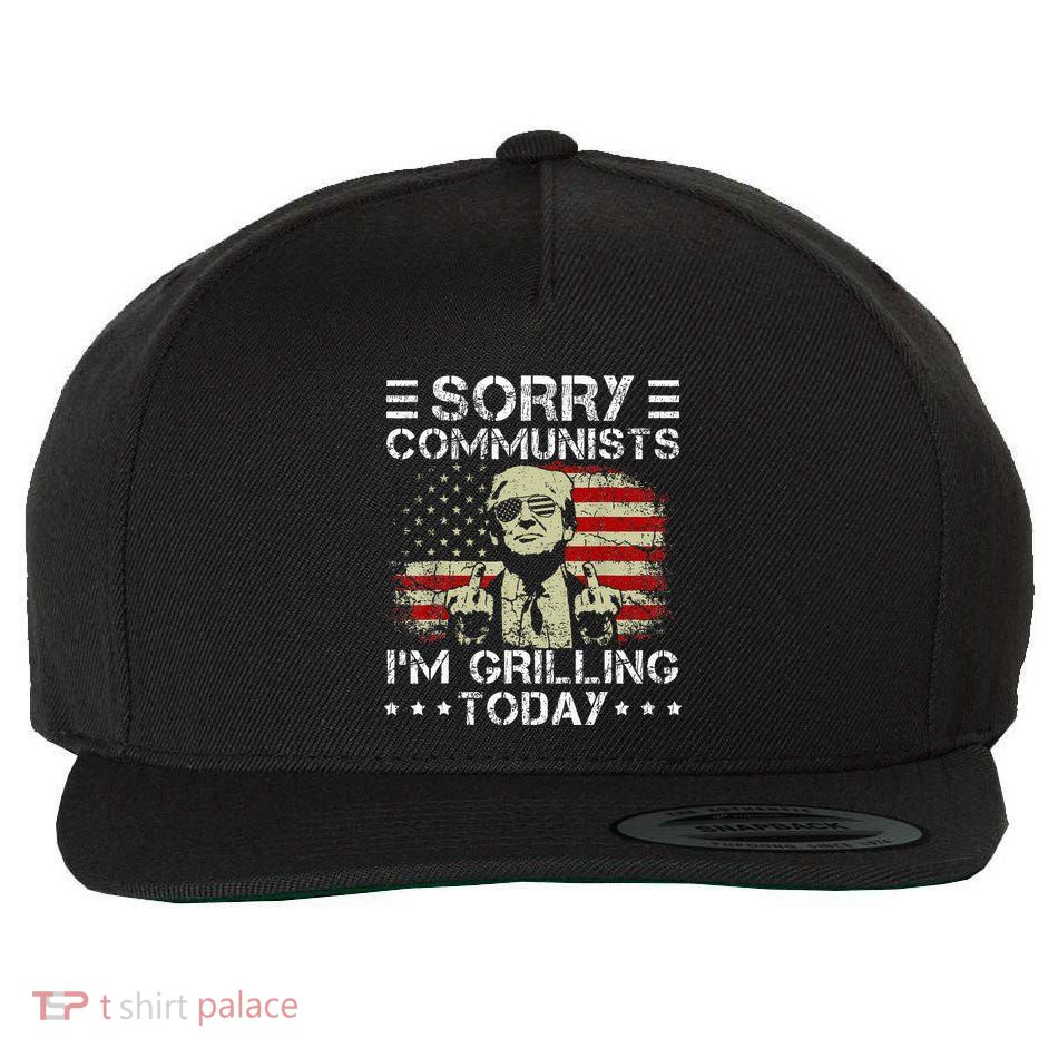 Sorry Communists IM Grilling Today Wool Snapback Cap