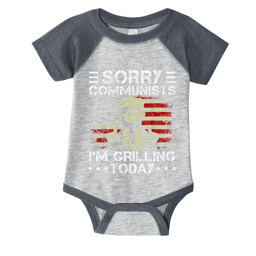 Sorry Communists IM Grilling Today Infant Baby Jersey Bodysuit