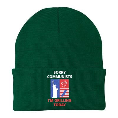 Sorry Communists Im Grilling Today Knit Cap Winter Beanie