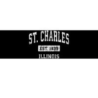 St. Charles Illinois Il Vintage Sports Bumper Sticker