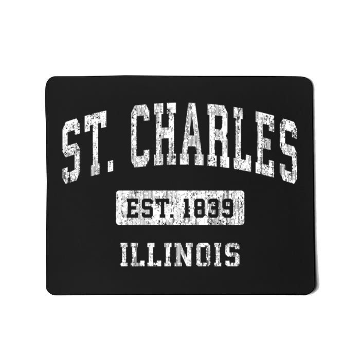 St. Charles Illinois Il Vintage Sports Mousepad