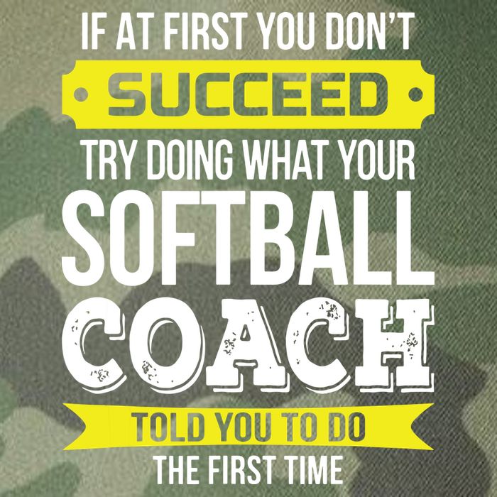 Softball Coach If At First You Dont Succeed Funny Legacy Tie Dye Trucker Hat