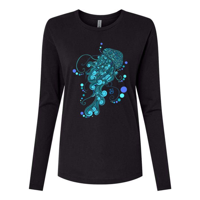 String Cheese Incident Jelly Fish Womens Cotton Relaxed Long Sleeve T-Shirt