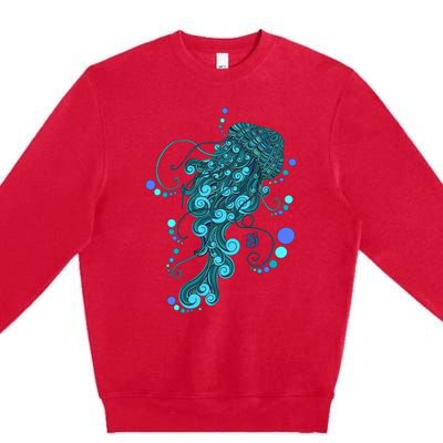 String Cheese Incident Jelly Fish Premium Crewneck Sweatshirt